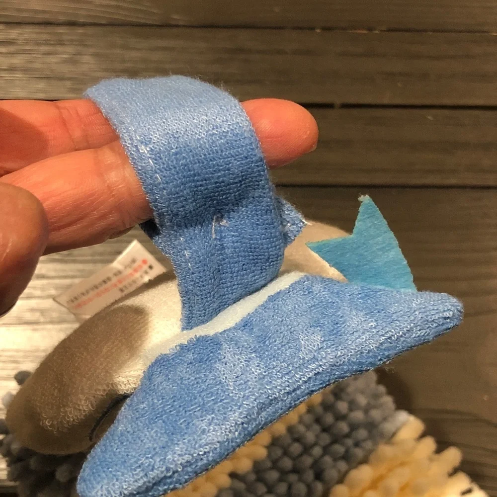 Donald Duck Blue and Cream Hanging Towel